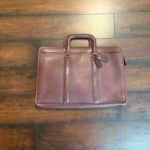 Coach Vintage Metropolitan Brown Leather Briefcase